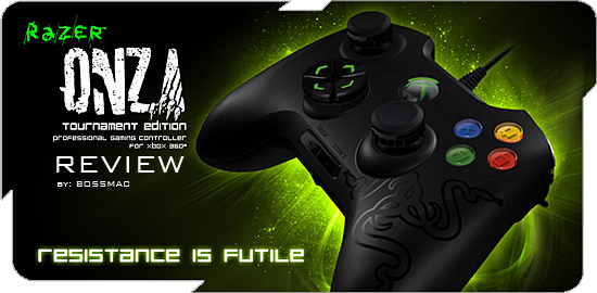 Razer Onza Tournament Edition Professional Xbox360 Gaming Controller Review