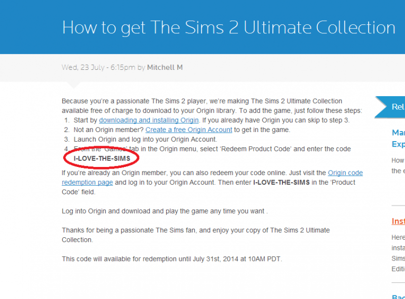 Free Sims 2 Ultimate Collection