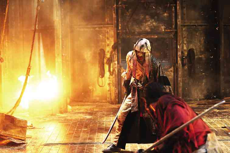 Rurouni Kenshin: The Legend Ends Review 8 Yes, that move everyone was waiting for happened at around this time. Approximately one minute and a few sword banging later.
