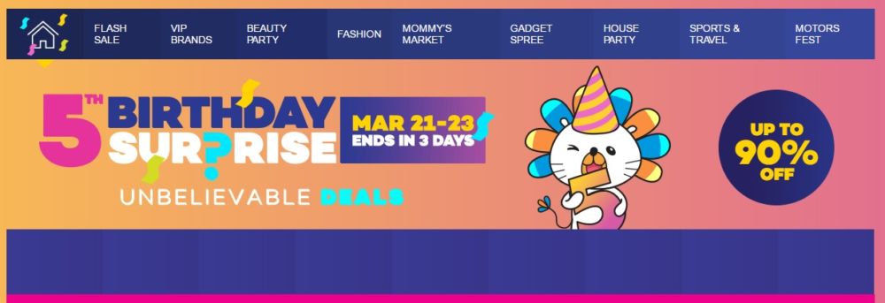 Amazing Deals From Lazada Five Years Anniversary Sale