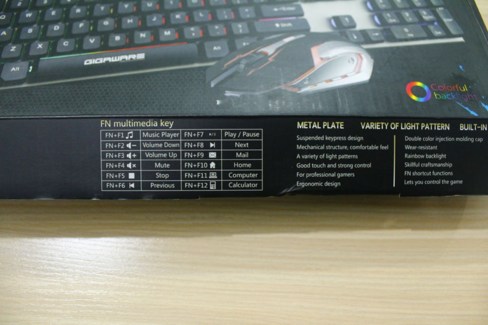 Gigaware Lk006 Keyboard Mouse Combo