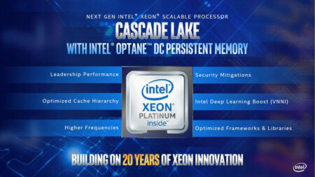 Intel Announces Cascade Lake Advanced Performance And Xeon E-2100