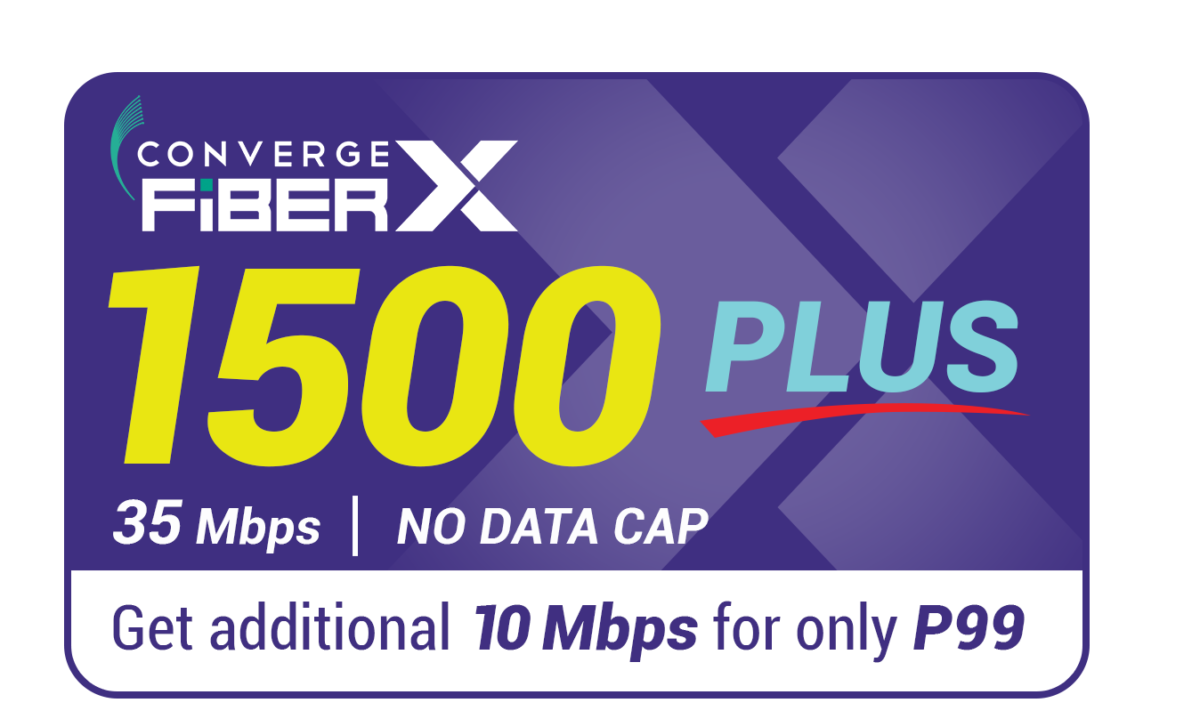 Here's How To Avail Converge's FiberX +10Mbps upgrade for 99 Pesos - Converge FiberX upgrade