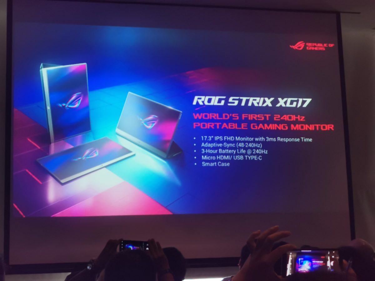 Rog Unveils World'S First 240Hz Portable Gaming Monitor At Computex 2019