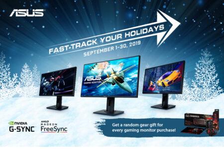 Fast-Track Your Holidays With Asus Fast, G-Sync Compatible Gaming Monitors
