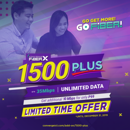 Converge 35Mbps For Php99 Upgrade For Plan 1500 Subscribers Is Back