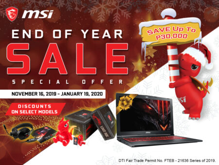 Msi Philippines Announces Year-End Sale
