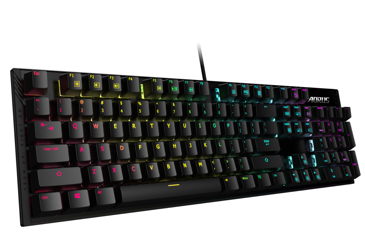 Gigabyte Launches The Aorus K1 Mechanical Gaming Keyboard