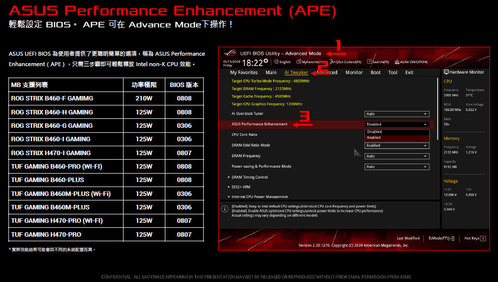 Asus Pushes Own Clock Speed Bump Feature With Asus Ape For 10Th-Gen Non-K Cpus