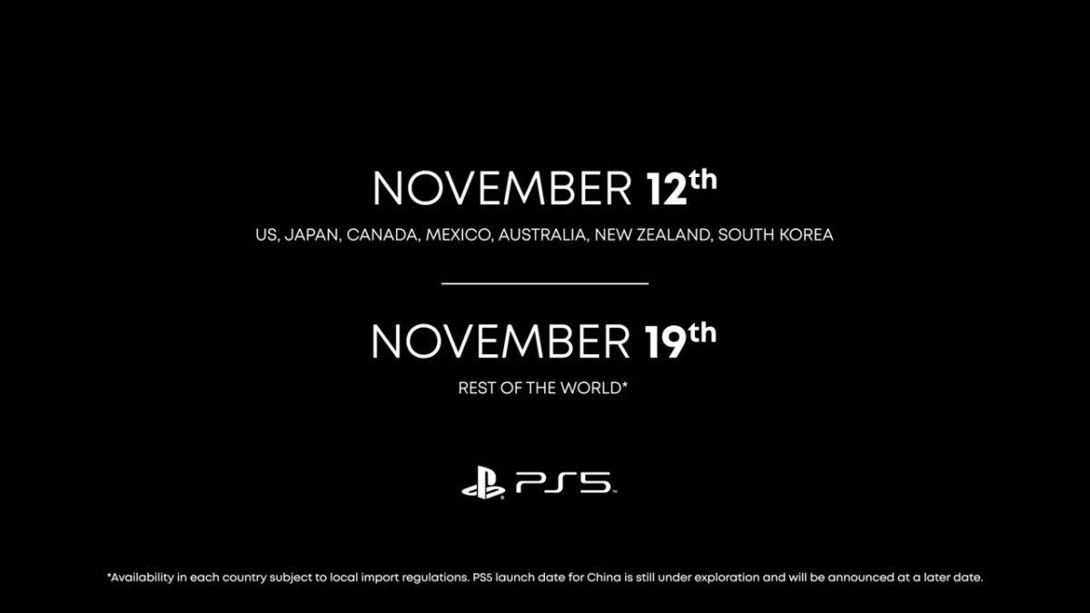 Playstation 5 Launches This November