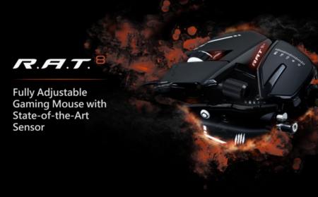 Mad Catz Announces Shipping Of R.a.t. 8+ Adv High-Performance Gaming Mouse