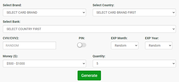 Use A Credit Card Generator For Safer Online Gaming