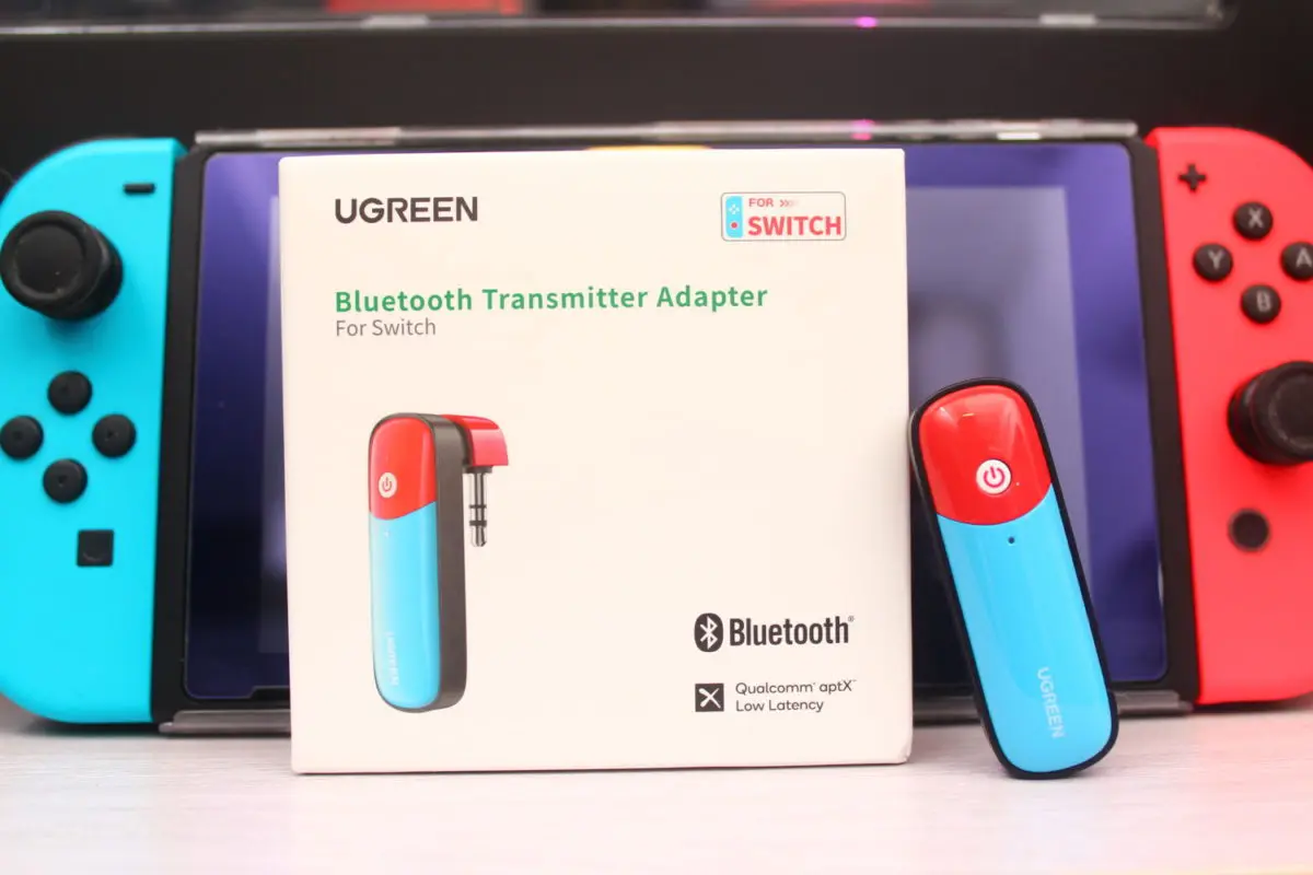 Bluetooth transmitter for nintendo switch online