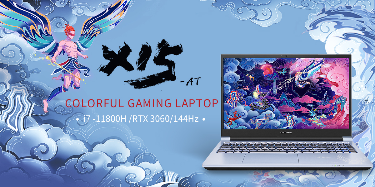 COLORFUL X15-AT Gaming Laptop with GeForce RTX 3060 Revealed -