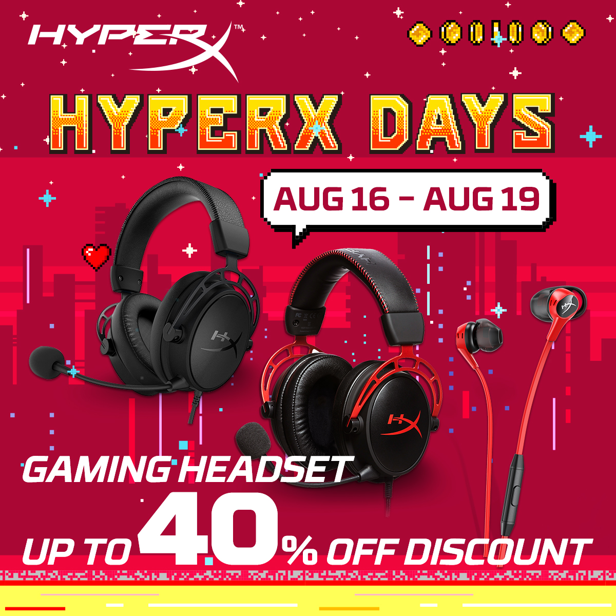 HyperX Days Promotion is Coming! -