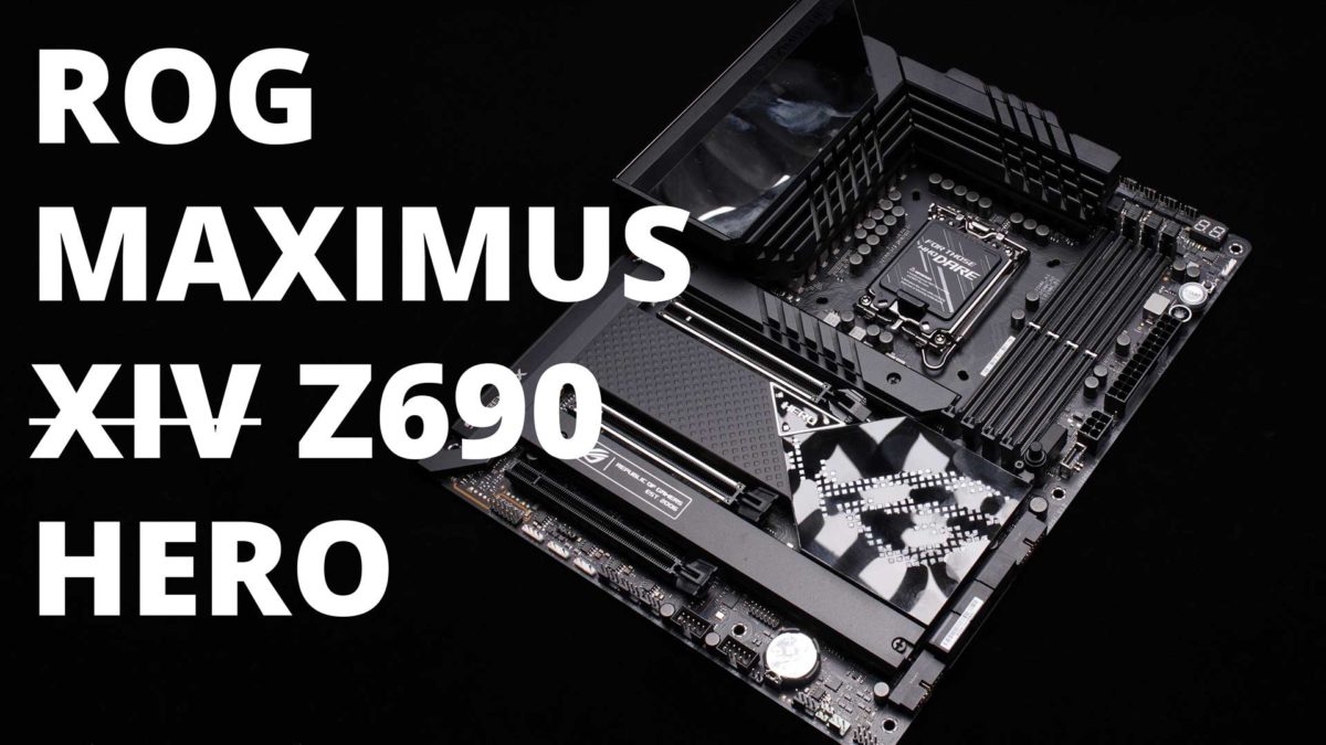 Asus Rog Maximus Z690 Hero Lga1700 Motherboard Review