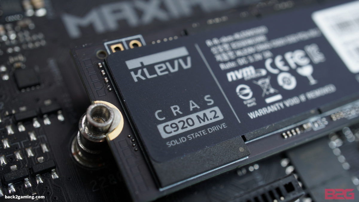 KLEVV CRAS C920 PCIe 4.0 NVMe M.2 SSD Review - CRAS C920