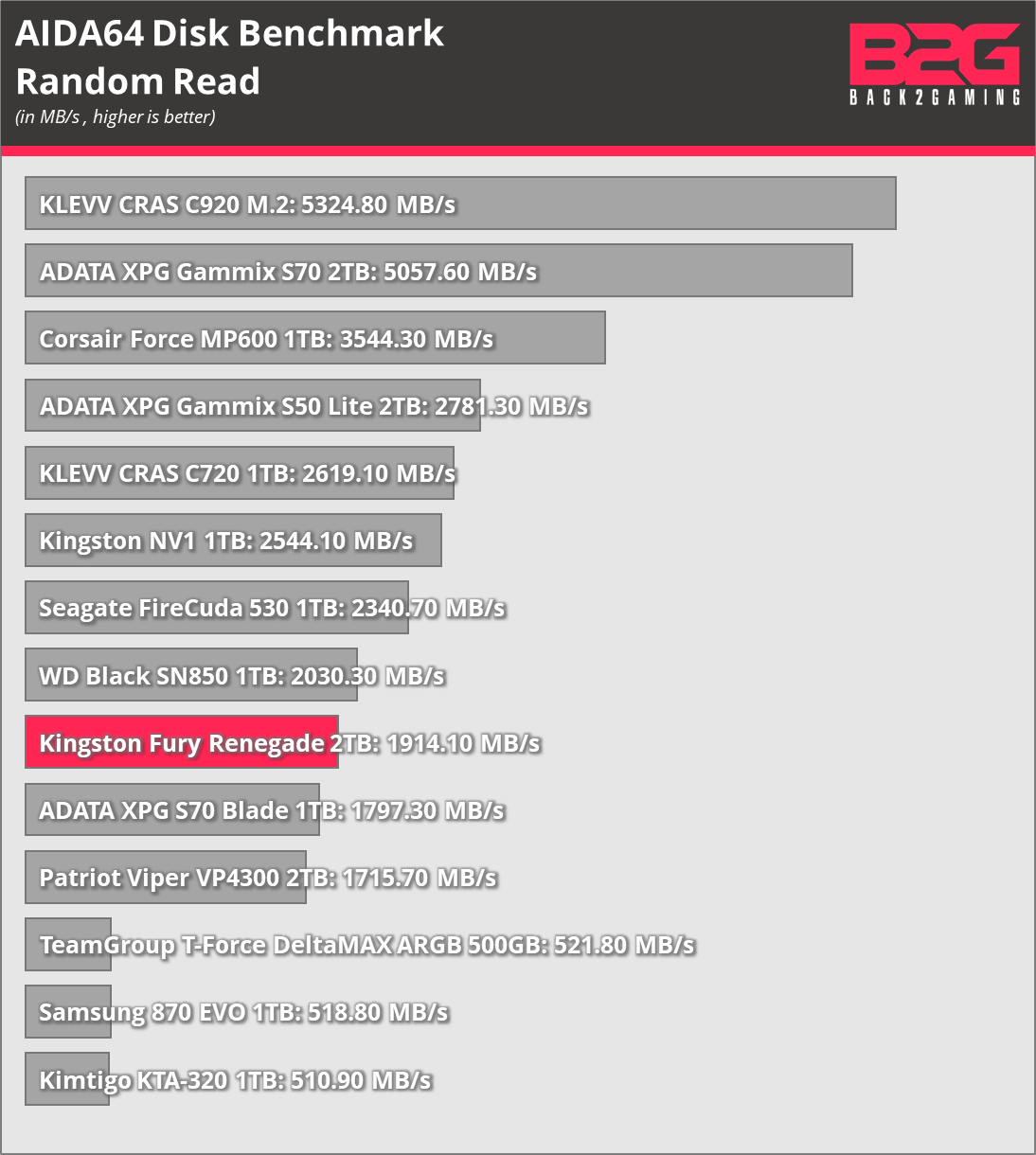 Kingston Fury Renegade HS 2TB SSD Review - Gamer's Edge