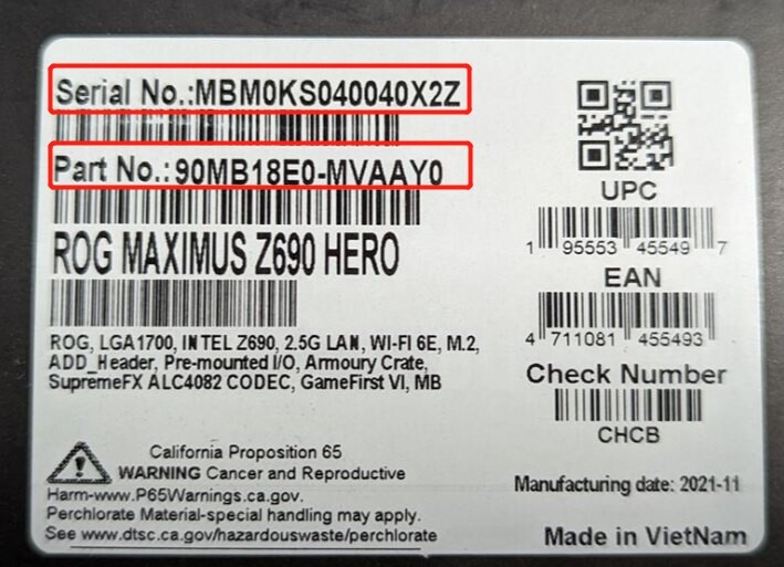 Asus Issues Recall For Rog Maximus Z690 Hero Manufacturing Defect