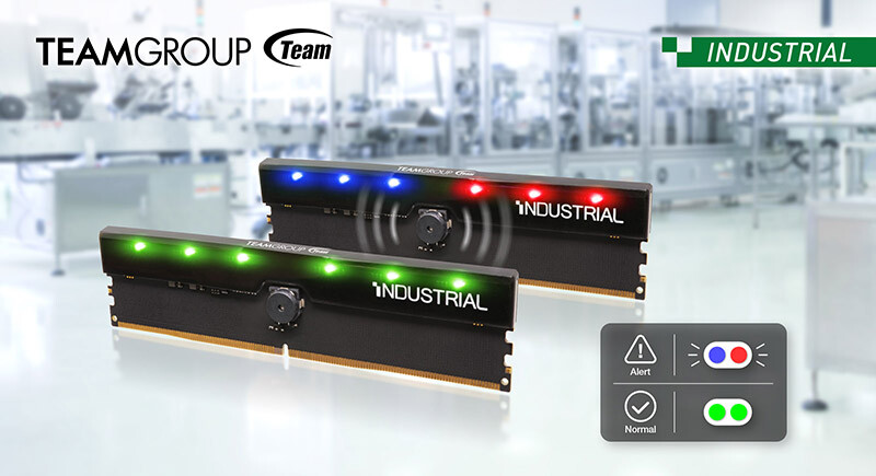 TeamGroup Announces the First Industrial Use of RGB Lighting on RAM -