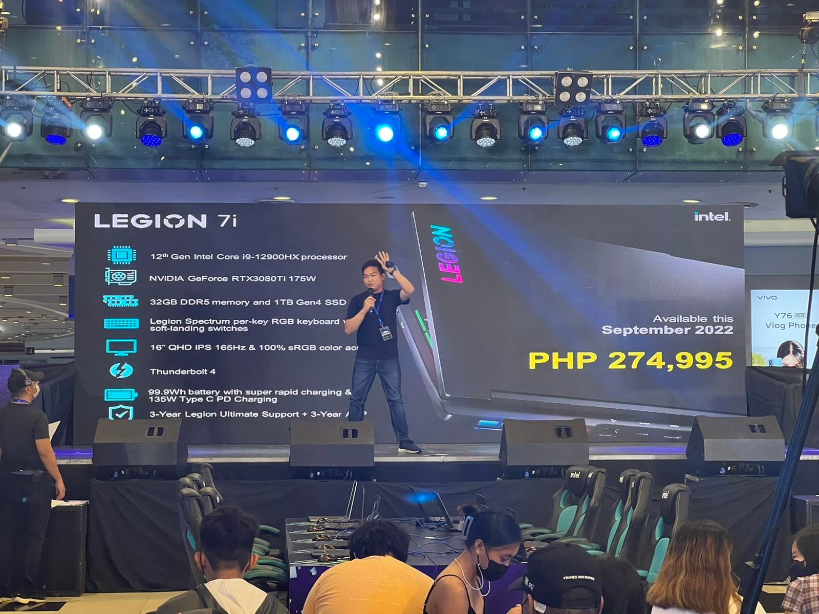 Flagship Lenovo Legion 7I Price Announced For Philippine Availability At Intel Gamers Day 2022