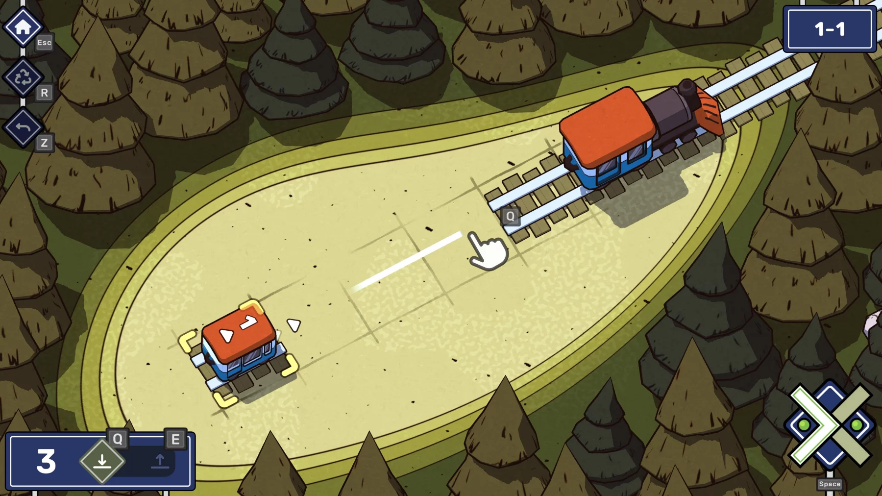 Railbound (PC) Review: Relaxing and Adorable Puzzle Game - railbound