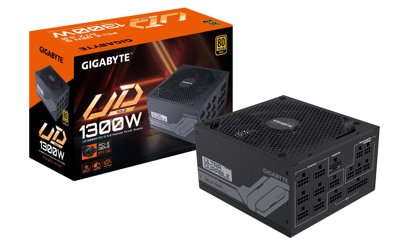 Gigabyte Debuts New Ud1300Gm Pcie 5.0 Power Supply For Latest Gpus