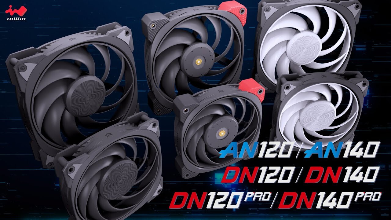 In Win Intros Neptune AN, DN and DN PRO Series of Silent Static Pressure Fans -