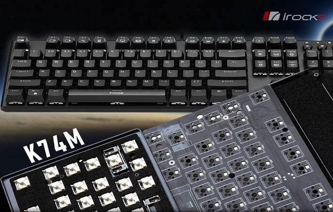 iRocks Launches K74M Mechanical Keyboard with Backlight and Hot-Swappable Switches -