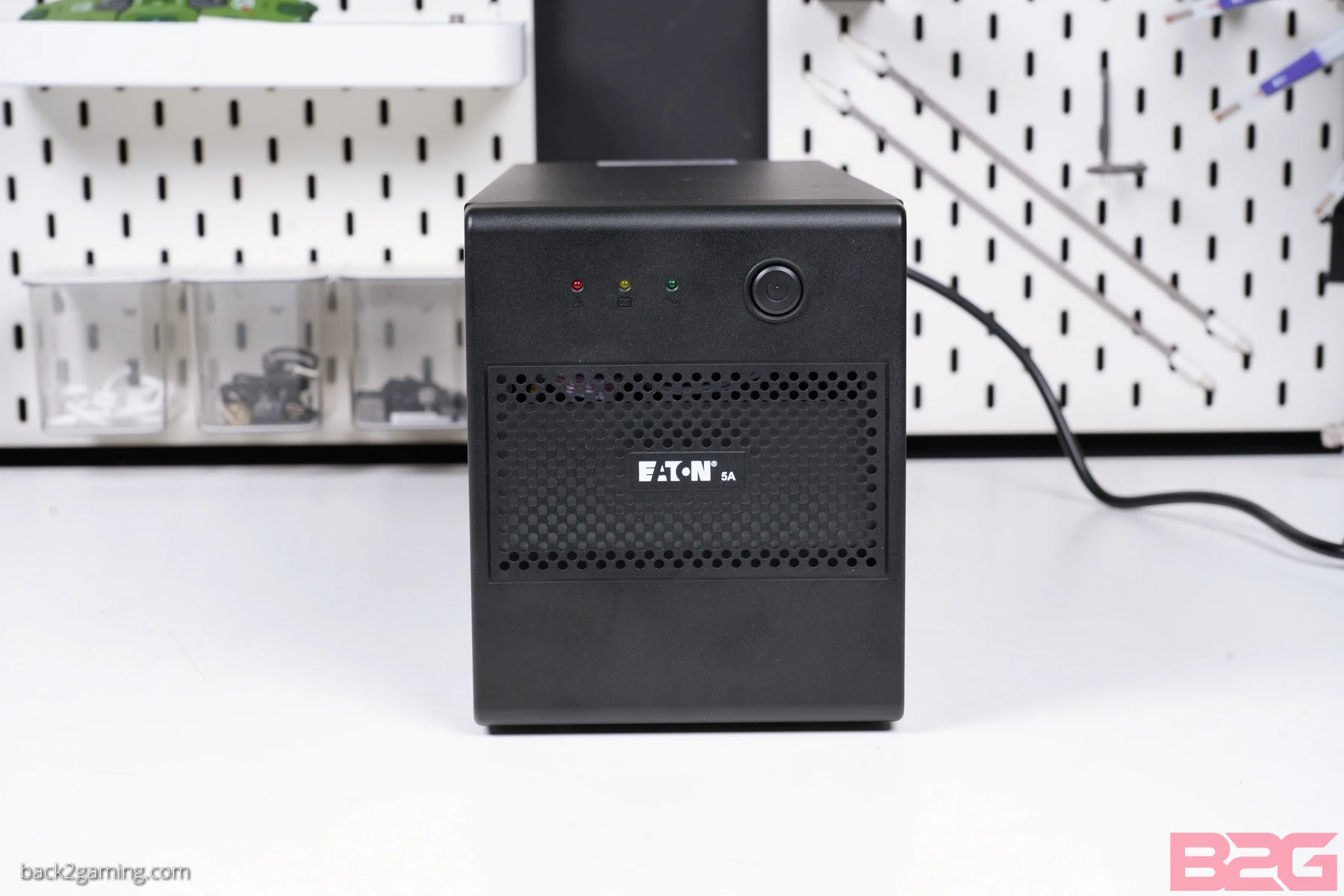 Eaton 5A Ups Review - Affordable Power Backup For Daily Use 14 Front panel of the Eaton 5A with the LED indicator lights and power button