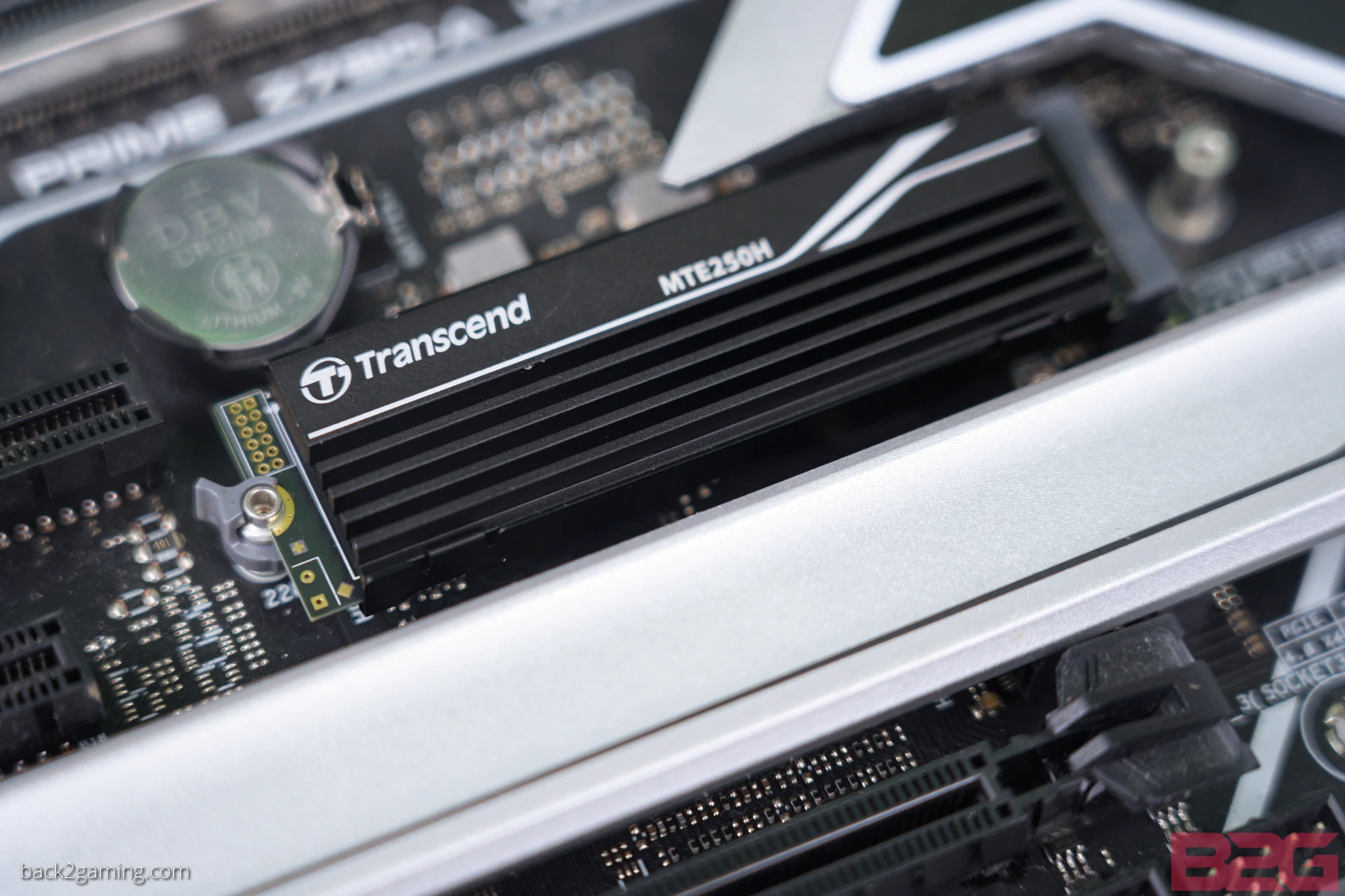 Transcend 250H M.2 Pcie Nvme Ssd Review 23 Transcend 250H SSD installed in motherboard M.2 slot