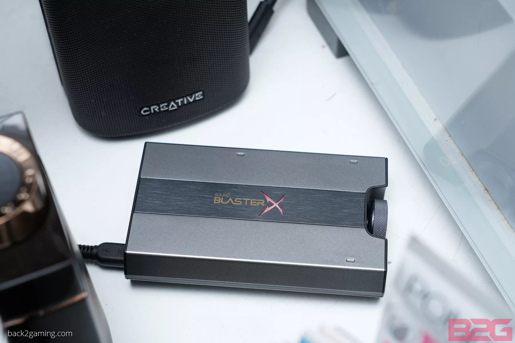 アンプ Creative Sound BlasterX G6 Sound BlasterX G6 7.1 HD Gaming DAC and External USB Sound