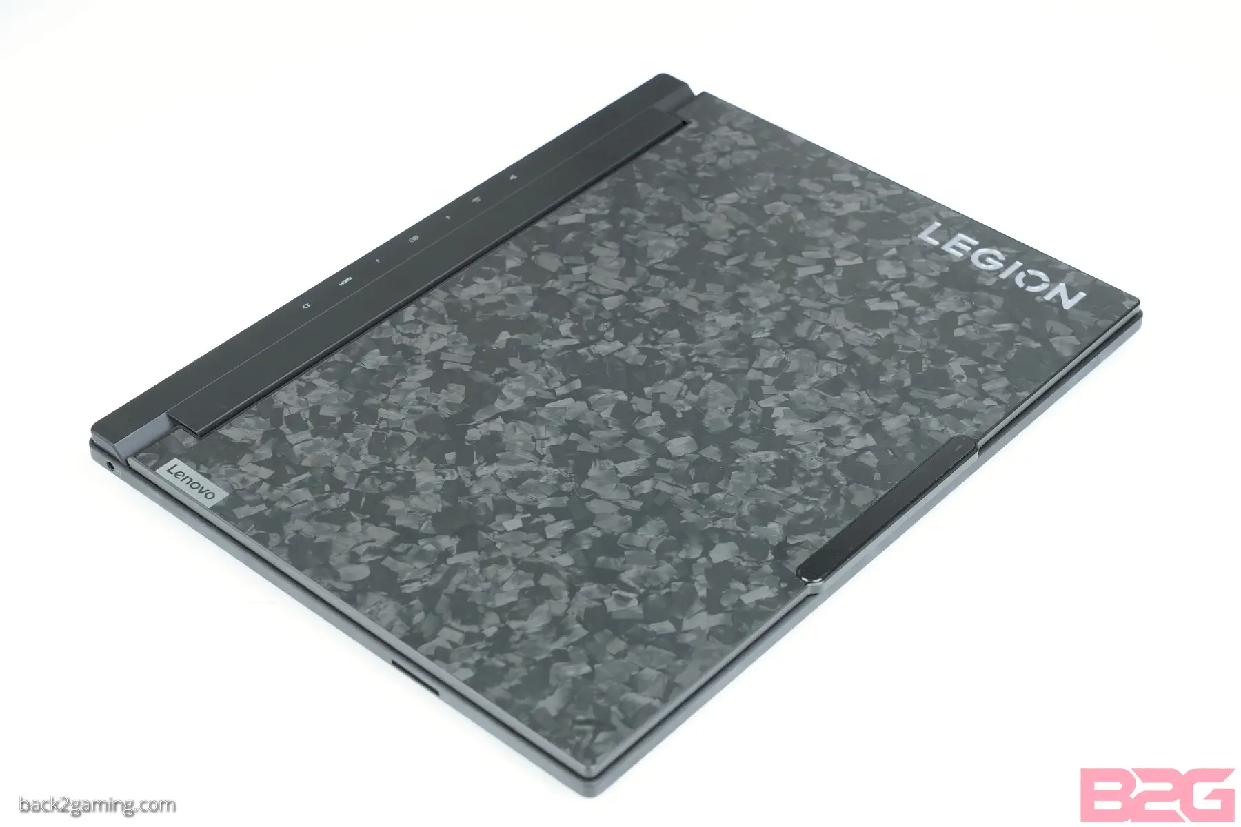 Lenovo Legion 9I (2023) Gaming Laptop Review 2 Lenovo Legion 9I (2023) Gaming Laptop Review - Laptop Top Chassis Featuring Its Forged Carbon Design